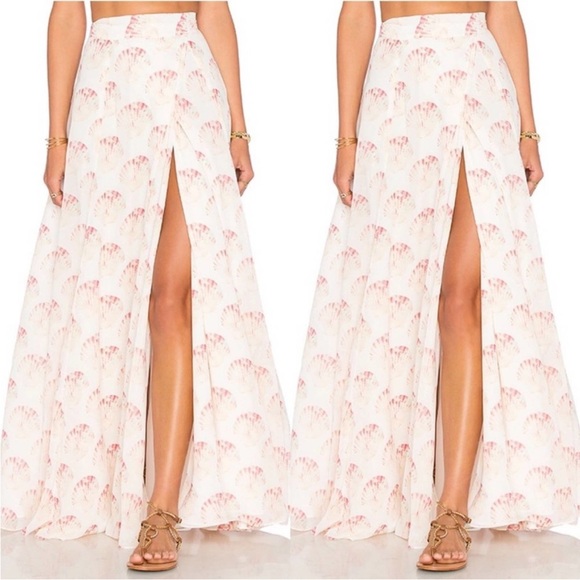 Lovers + Friends Dresses & Skirts - Lovers + Friends Pink Floral Maxi Skirt Revolve X Alexis REN